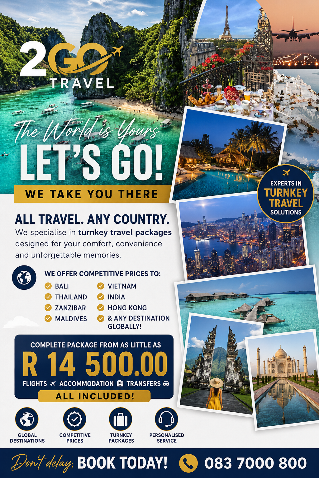 2GoTravel worldwide holiday inspiration